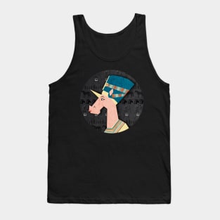 Queen Nefertiti Unicorn Tank Top